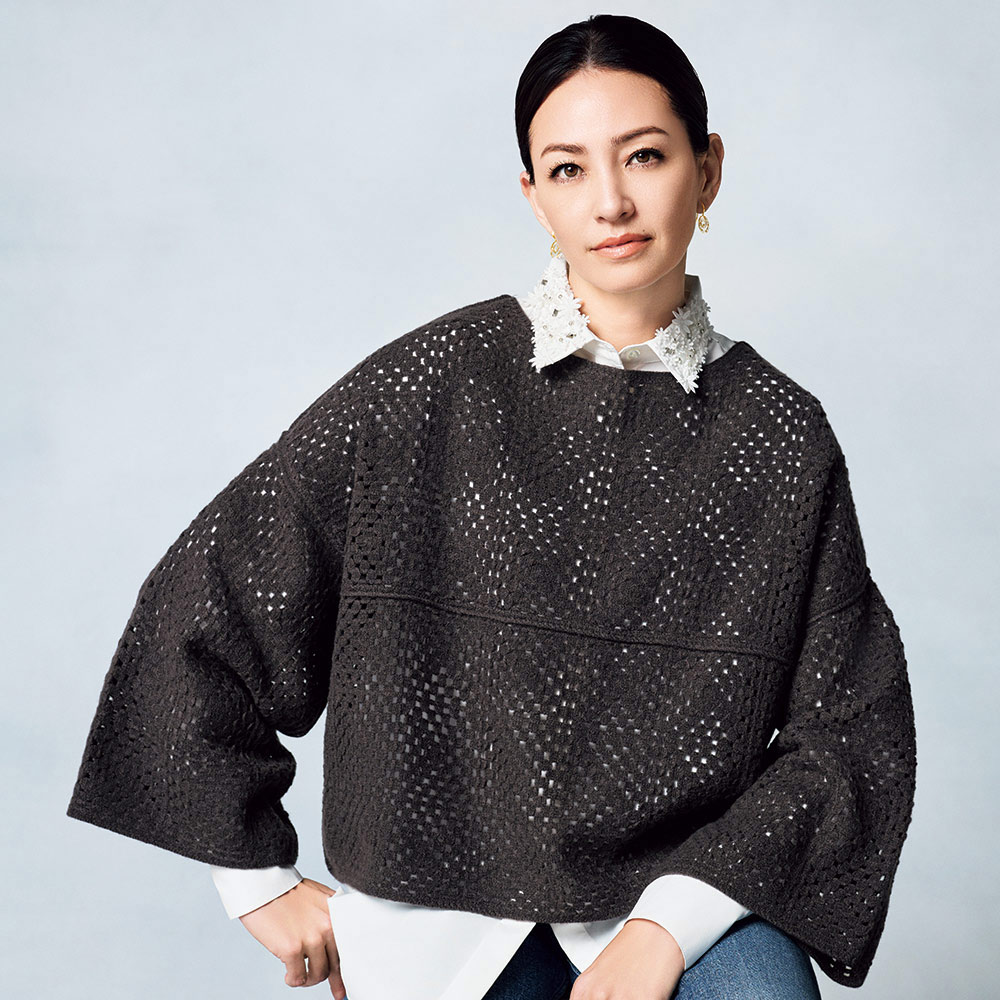 ハンドクロシェ風 プルオーバー ニットセーター ニット セーター 109901