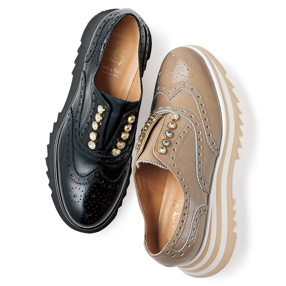 Luca Grossi/ルカグロッシ スニーカーソール シューズ（イタリア製） ローファー ドライビングシューズ スリッポン パンプス サンダル 110402