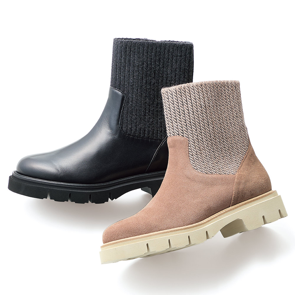 Luca Grossi/ルカグロッシ ゴアコンビ ショートブーツ（イタリア製） ロングブーツ ミドルブーツ ブーツ 110407