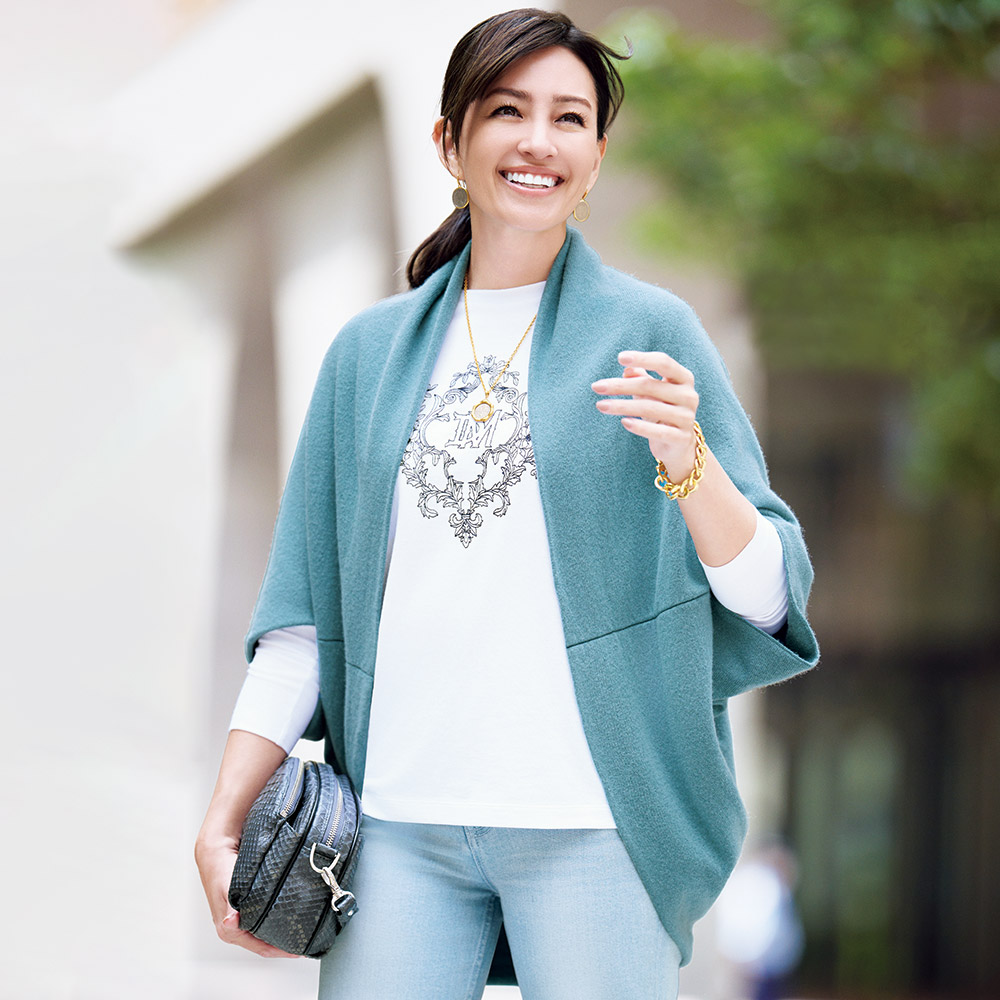 ウールカシミヤ ボレロ風 カーディガン ニットカーディガン ニット セーター 111501