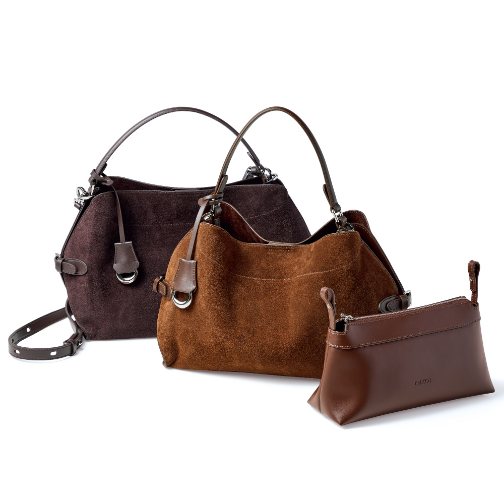 BARCOS/バルコス 素材コンビ ワンハンドルバッグ レザーバッグ 革バッグ バッグ 131001