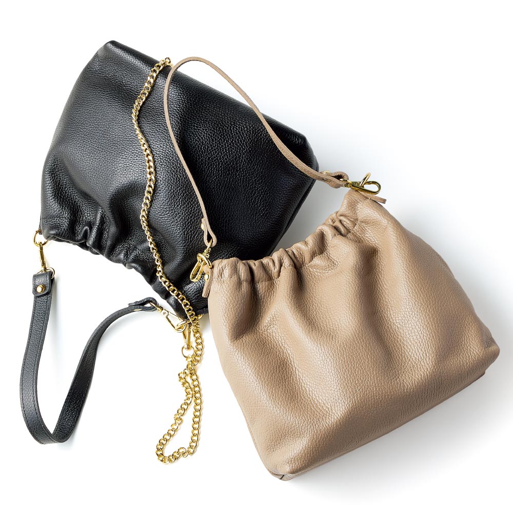 M Rose/エンメローズ レザー 2WAY チェーンバッグ (イタリア製) レザーバッグ 革バッグ バッグ 131005