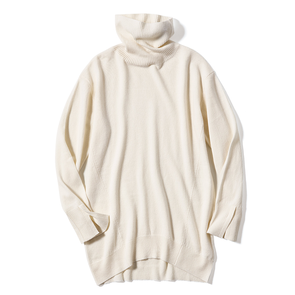 ウールカシミヤ コクーンフォルム プルオーバー ニットセーター ニット セーター 140901