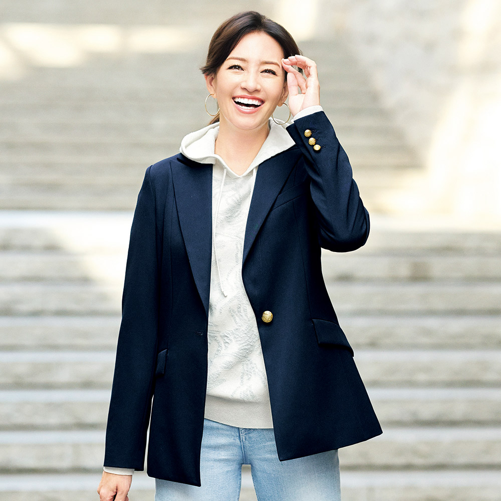 「NIKKE」 ウールギャバジン シングルブレスト ジャケット テーラードジャケット ジャケット 142701