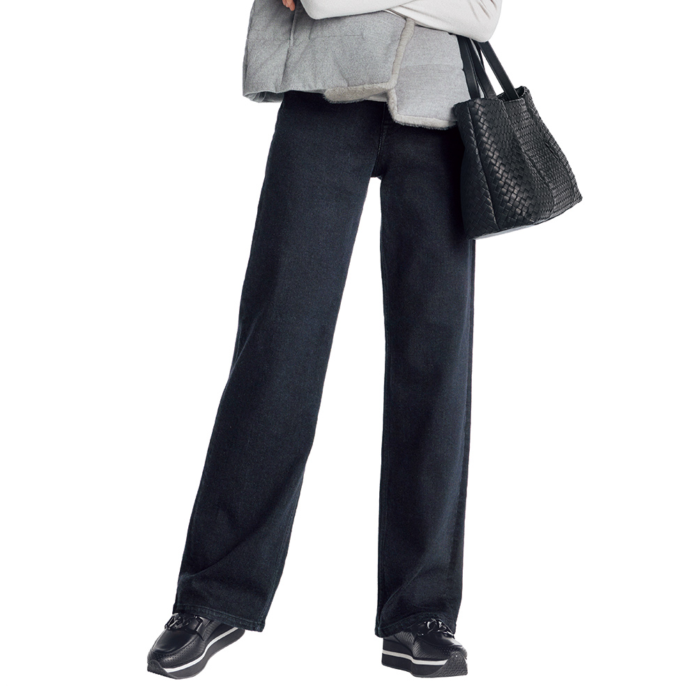 ≪股下丈74cm≫ ウォッシュ加工 ストレート デニムパンツ ジーンズ デニムパンツ パンツ 143504