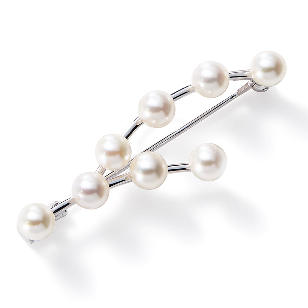 エリタージュ SV アコヤパール デザイン ブローチ シルバー製 ジュエリー アクセサリー 144203