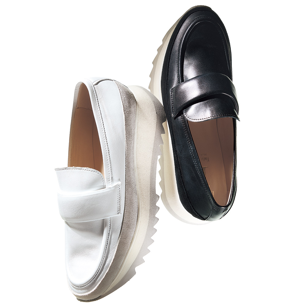 Luca Grossi/ルカグロッシ ボリュームソール ローファー（イタリア製） ローファー ドライビングシューズ スリッポン パンプス サンダル 162203