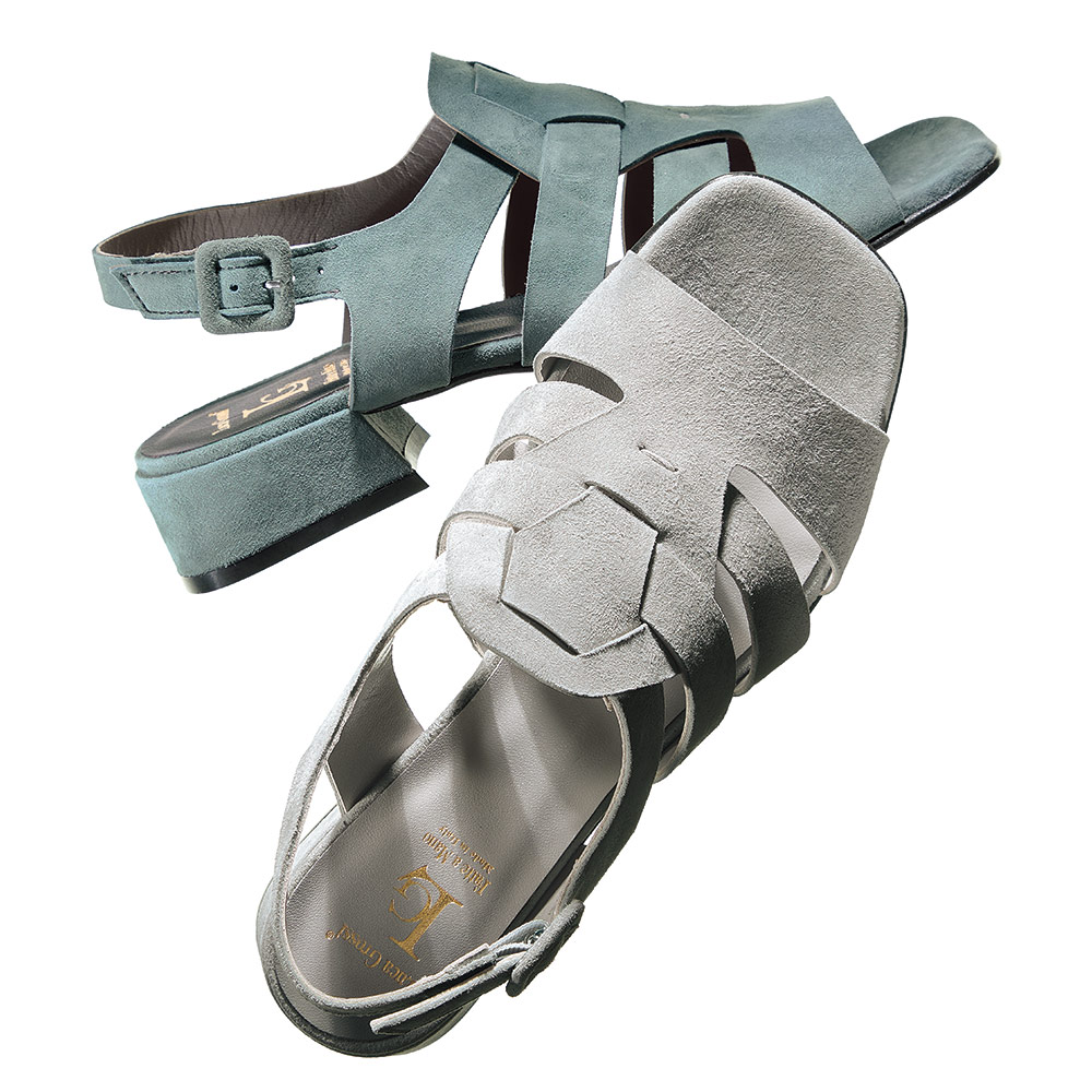 Luca Grossi/ルカグロッシ ヒール グルカ サンダル（イタリア製） サンダル パンプス 162204