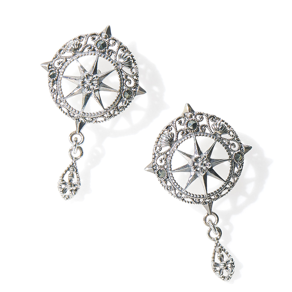 ROKUZAN/碌山 SV マリンモチーフ ピアス シルバー製 ジュエリー アクセサリー 162503