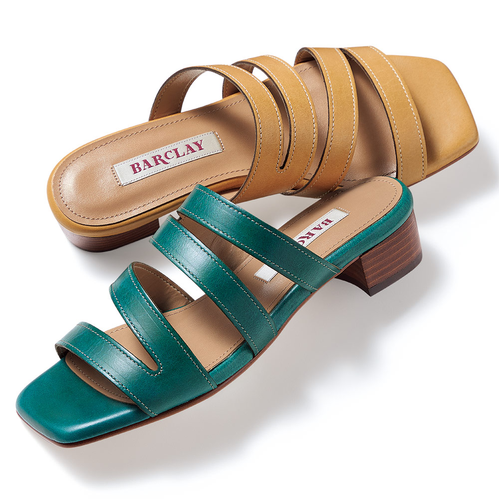 BARCLAY/バークレー ミドルヒール スライドサンダル サンダル パンプス 166705