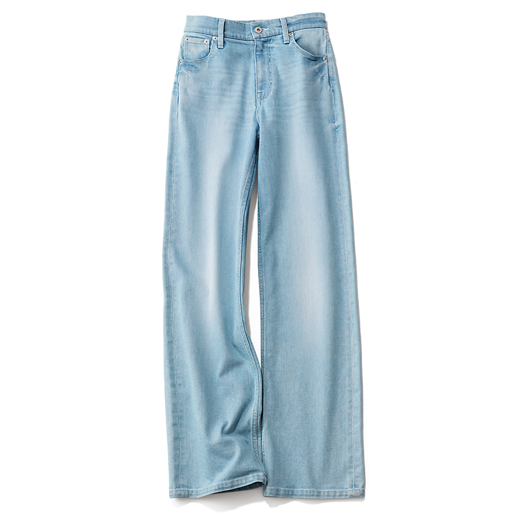 ≪股下丈74cm≫ ウォッシュ加工 ストレート デニムパンツ ジーンズ デニムパンツ パンツ 187603