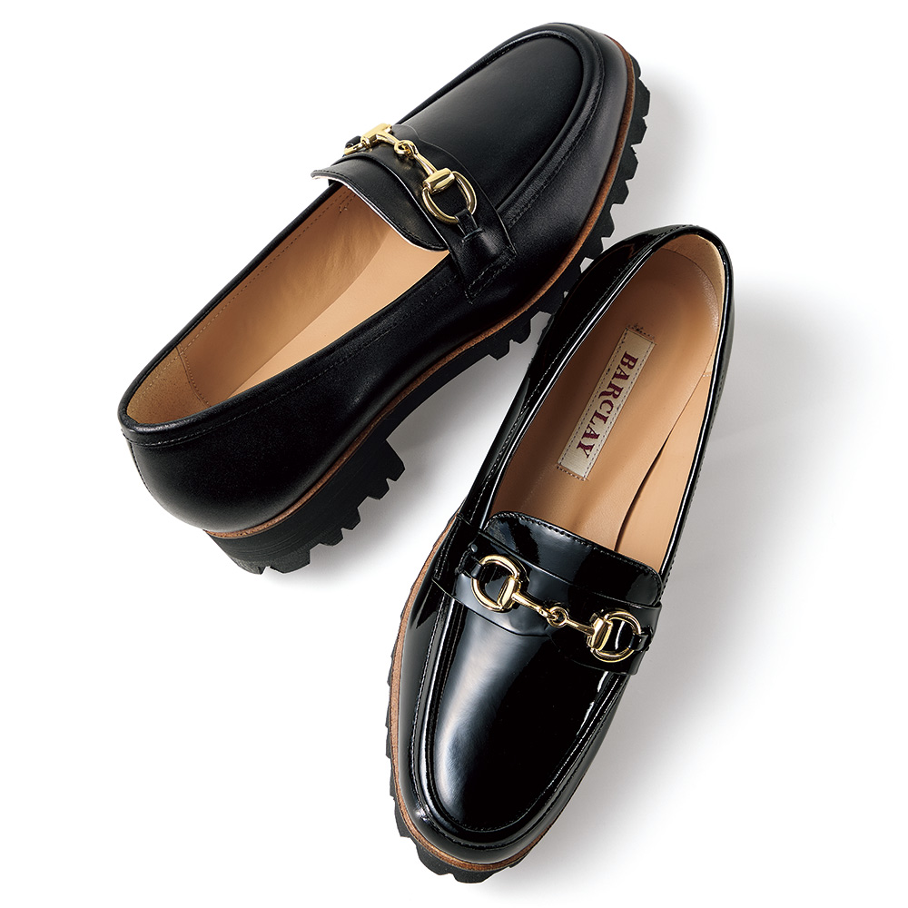 BARCLAY/バークレー レザー タンクソール ローファー ローファー ドライビングシューズ スリッポン パンプス サンダル 218408