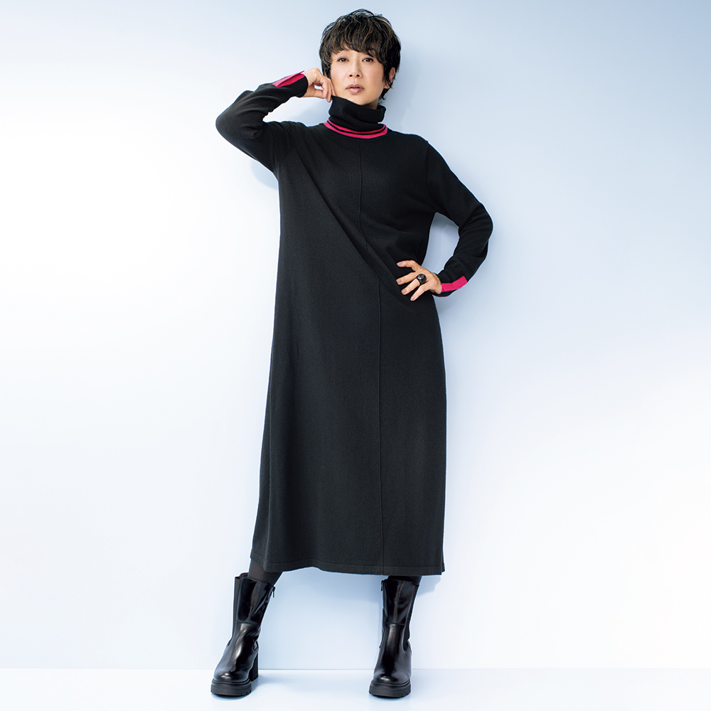 ドゥーズィエムクラス　ウールブークレワンピース　カシミヤ　ニットワンピース ウールカシミヤ ニットワンピース – TOPKAPI（トプカピ）