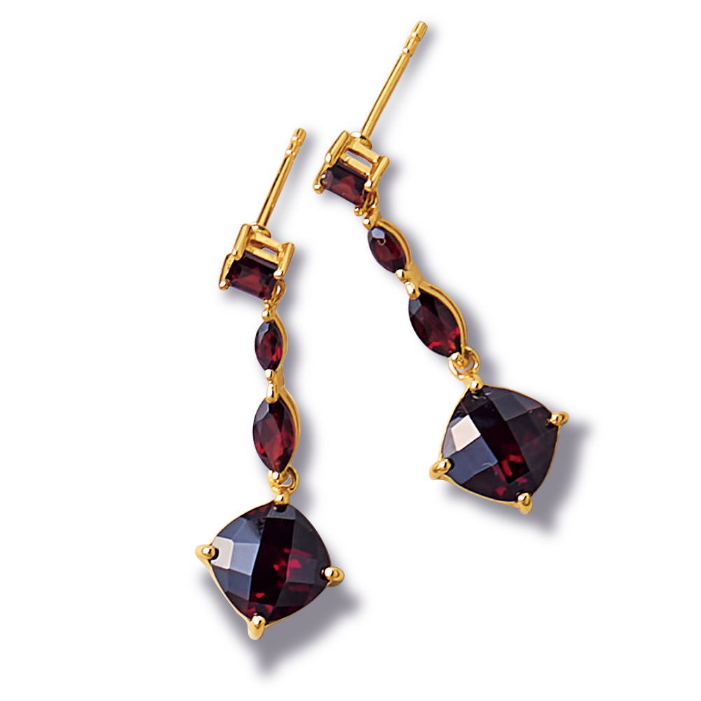 ROKUZAN/碌山 SV ガーネット ピアス シルバー製 ジュエリー アクセサリー 126207