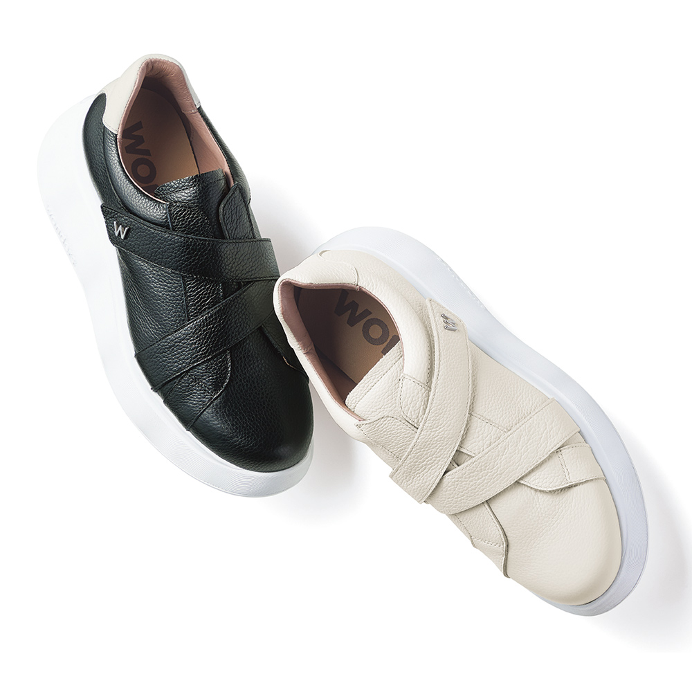 wonders/ワンダース 厚底 面テープ スニーカー（スペイン製） スニーカー ヒールスニーカー コンフォートシューズ 128006