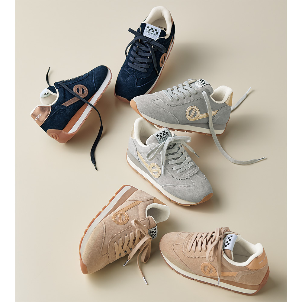 NO NAME/ノーネーム スエードレザー スニーカー スニーカー ヒールスニーカー コンフォートシューズ 129501