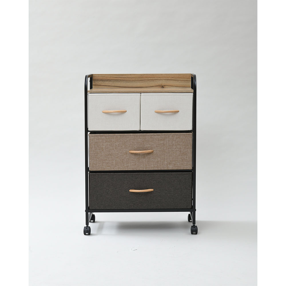 ≪3段≫ ファブリックチェスト タンス 衣類収納 959703