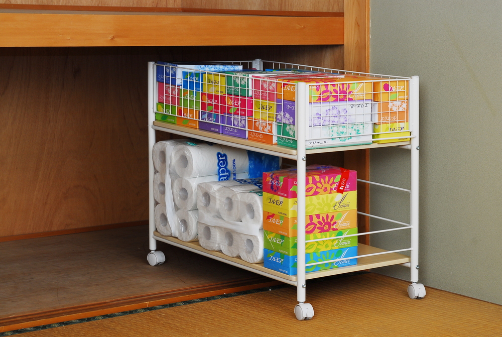 ≪幅20cm≫押し入れ収納ラックシリーズ 押入れ クローゼット収納 衣類収納 959722