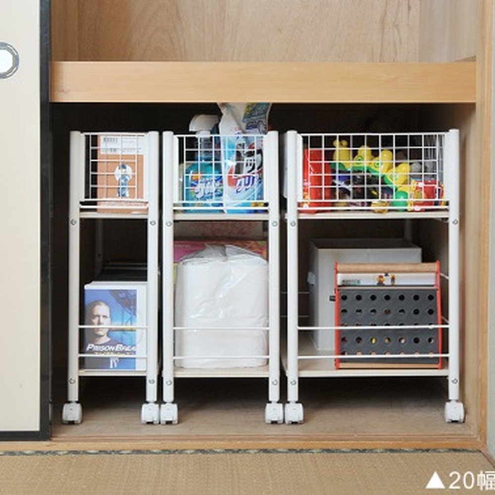 ≪幅26cm≫押し入れ収納ラックシリーズ 押入れ クローゼット収納 衣類収納 959723