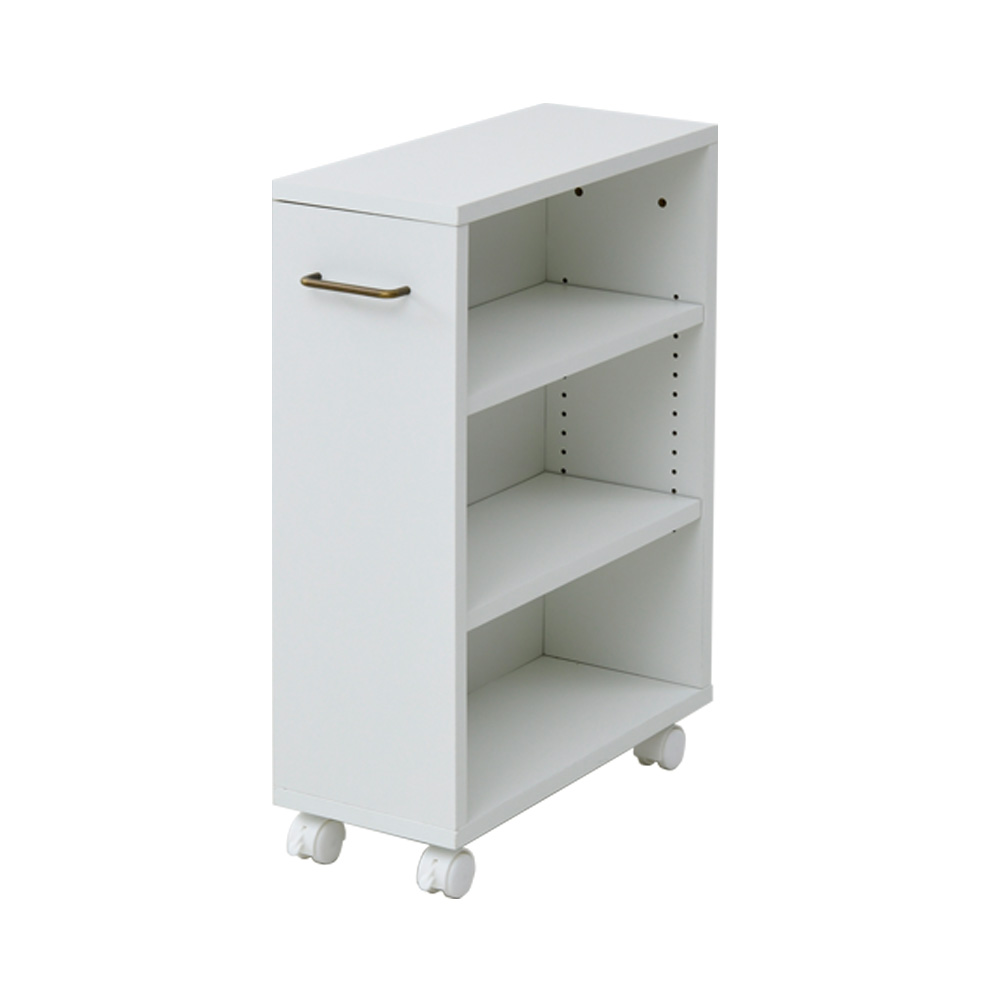 ≪幅20cm奥行48cm≫押し入れやクローゼットを整理出来るキャスター付きラック 収納ボックス 小物収納 フリーボックス 967906