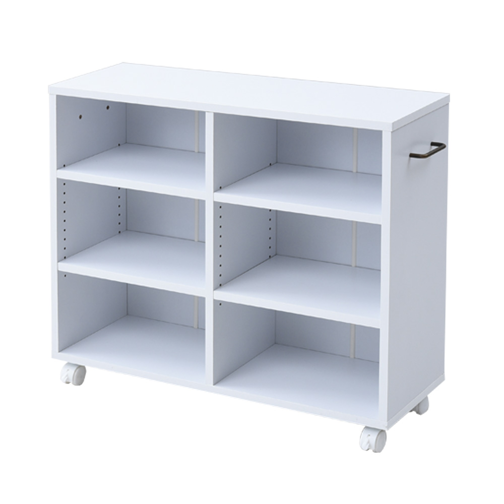 ≪幅20cm奥行78cm≫押し入れやクローゼットを整理出来るキャスター付きラック 収納ボックス 小物収納 フリーボックス 967909