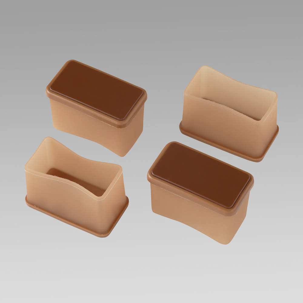 脚ピタキャップ 16個組 長方形L 日用品 便利グッズ 生活雑貨 967934