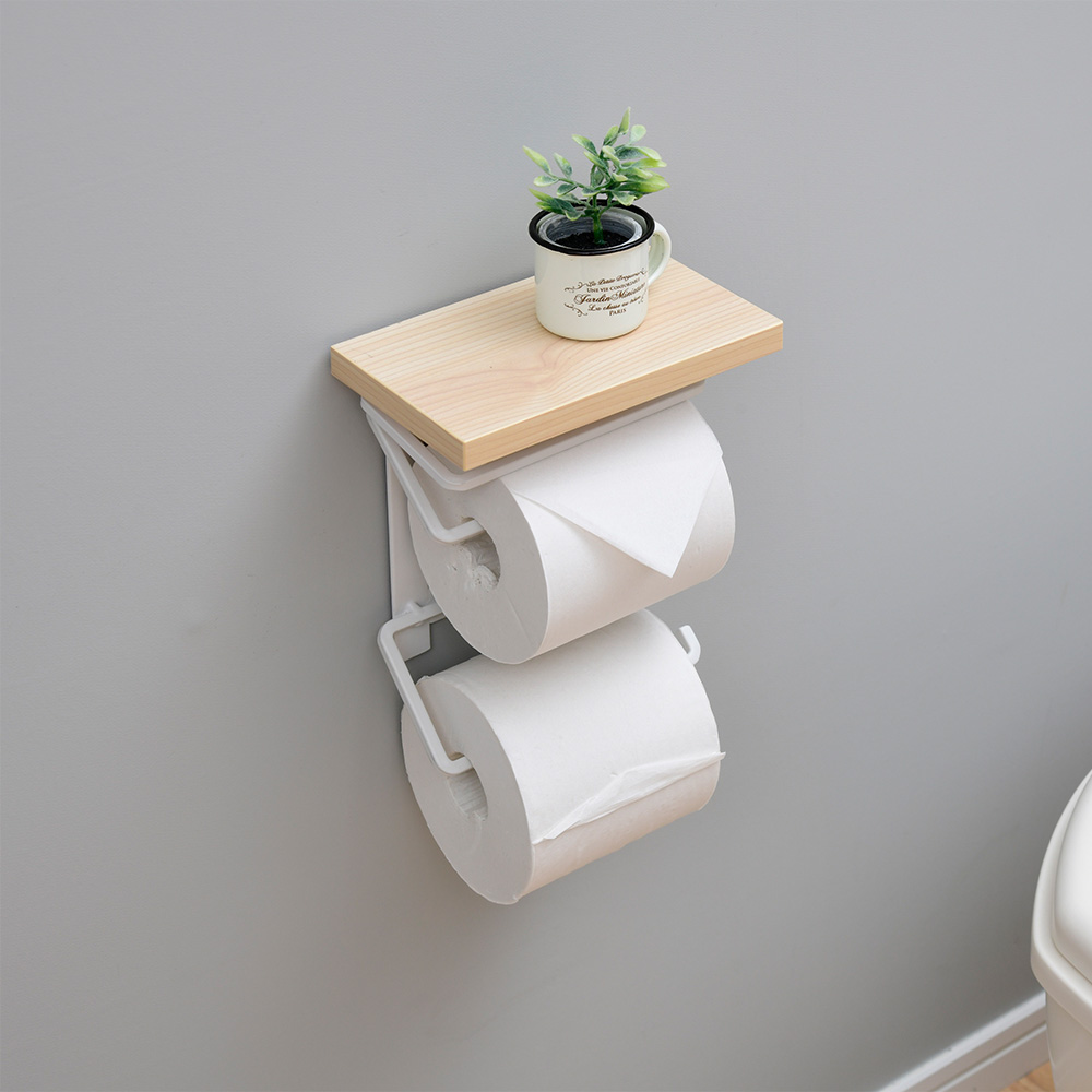 トイレットペーパーホルダーツイン トイレペーパーホルダー スリッパ トイレ用品 968422