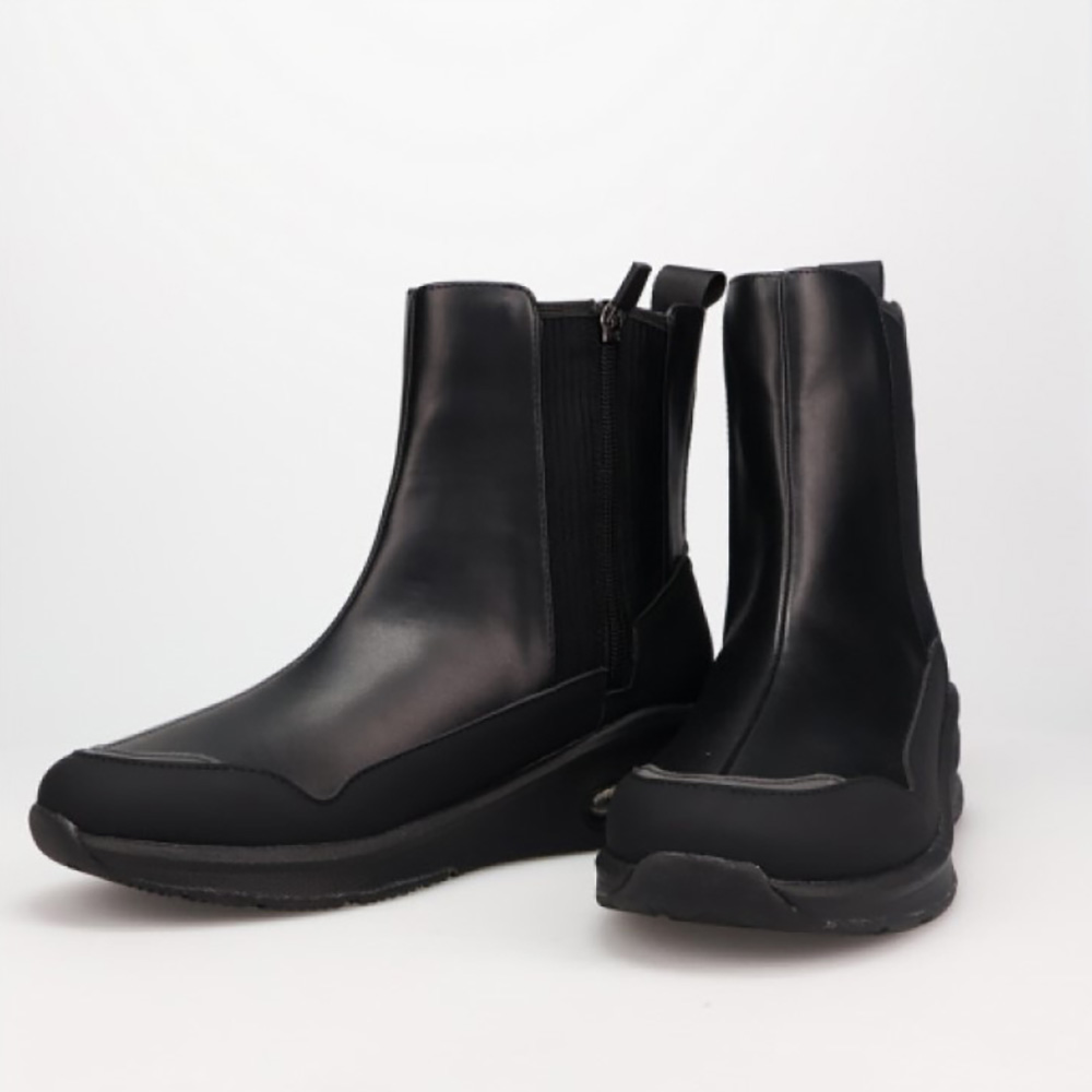 エルスポーツ 防水耐滑 エアインハイカットスニーカー レインブーツ レインシューズ 傘 レイングッズ M70702