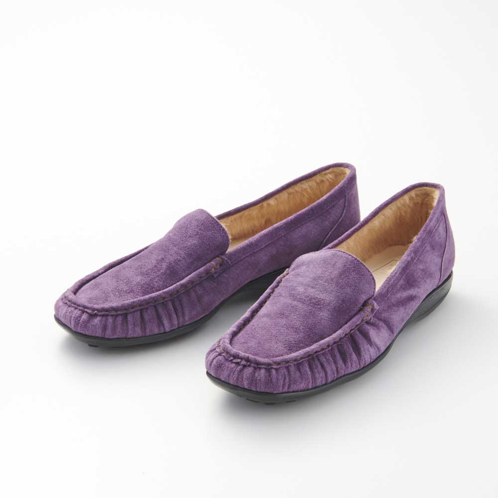 AQUALEATHER（R）/アクアレザー ふわふわボアモカシン コンフォートパンプス シューズ スニーカー コンフォートシューズ M70901