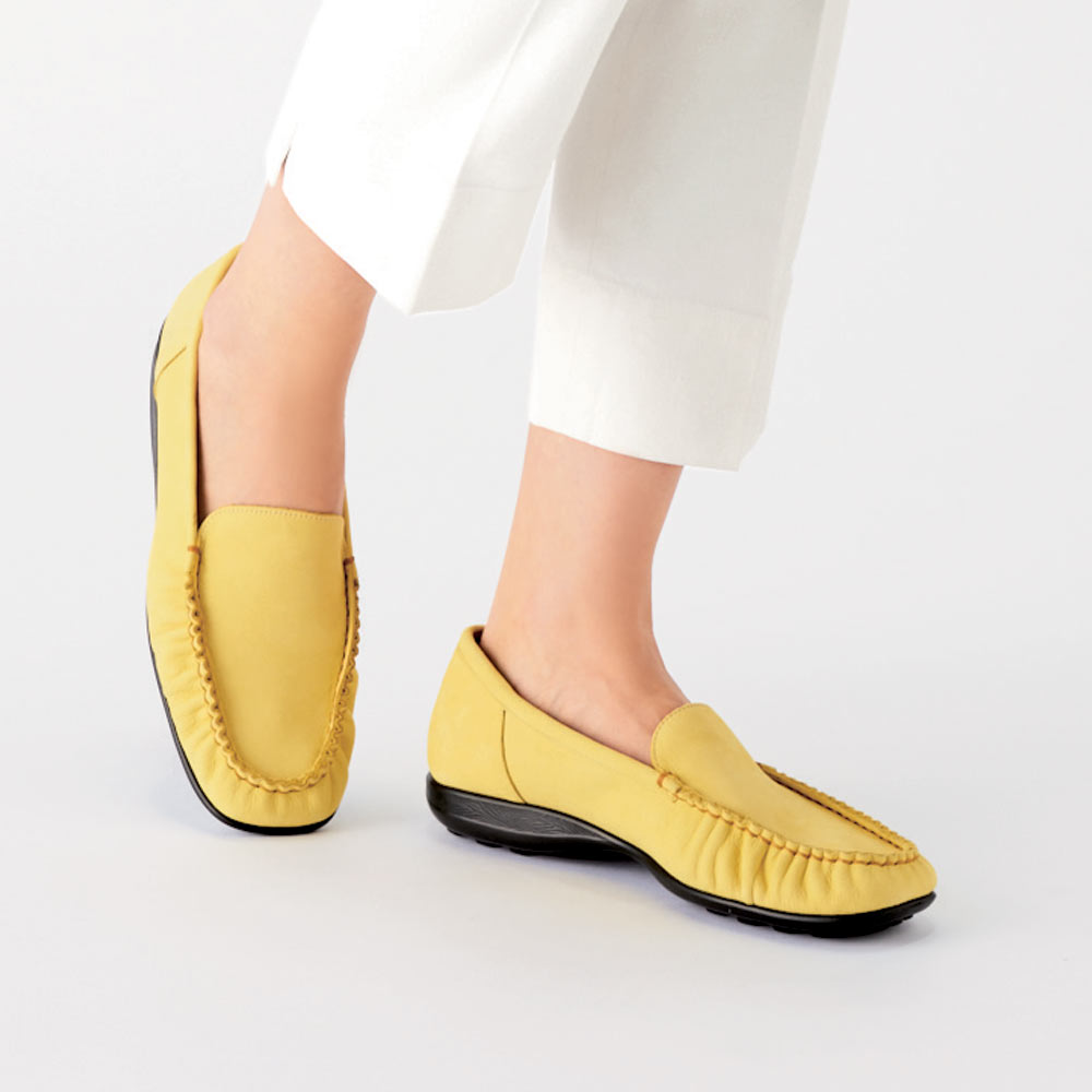 AQUALEATHER（R）/アクアレザー 洗えるモカシンシューズ コンフォートパンプス シューズ スニーカー コンフォートシューズ M70902