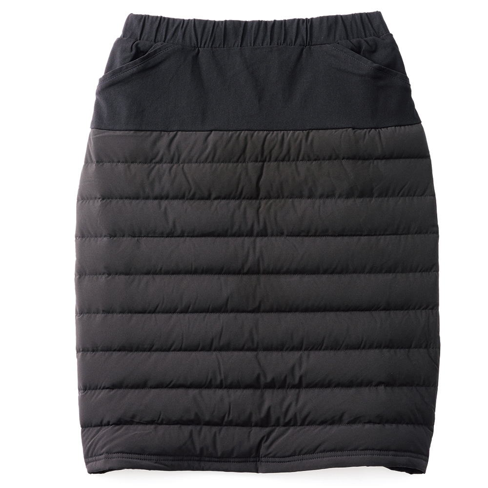 ウエスト裏起毛のダウンスカート 機能性ウェア インナー 雑貨 M71102