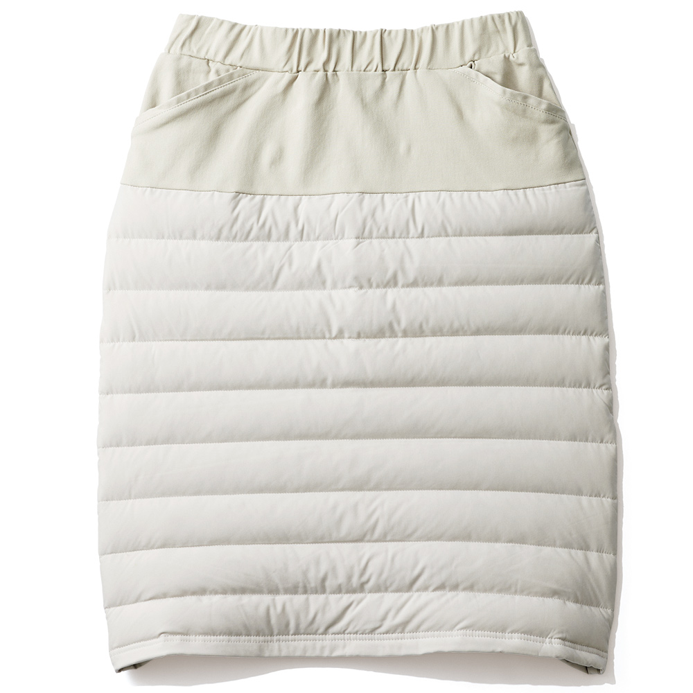 ウエスト裏起毛のダウンスカート 機能性ウェア インナー 雑貨 M71102