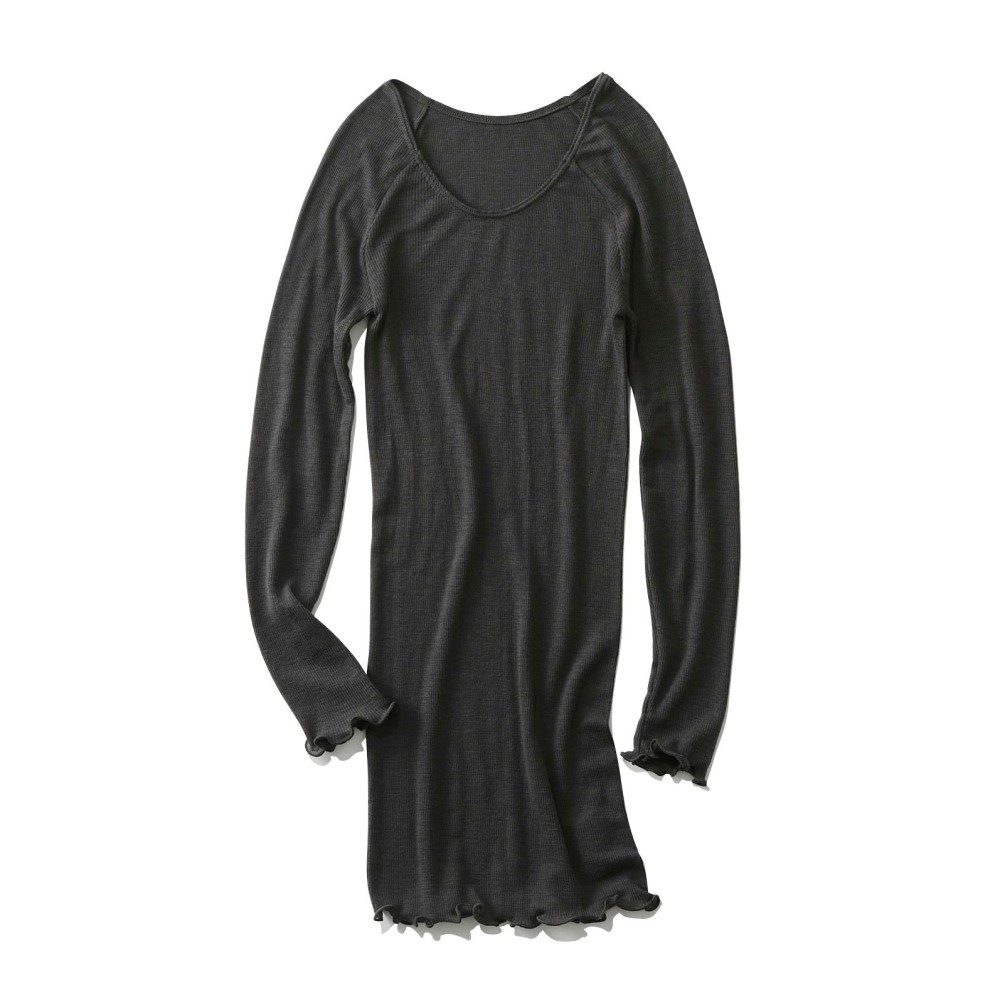 メリノウール Uネック インナー リラックスウェア 機能性ウェア 雑貨 M71104