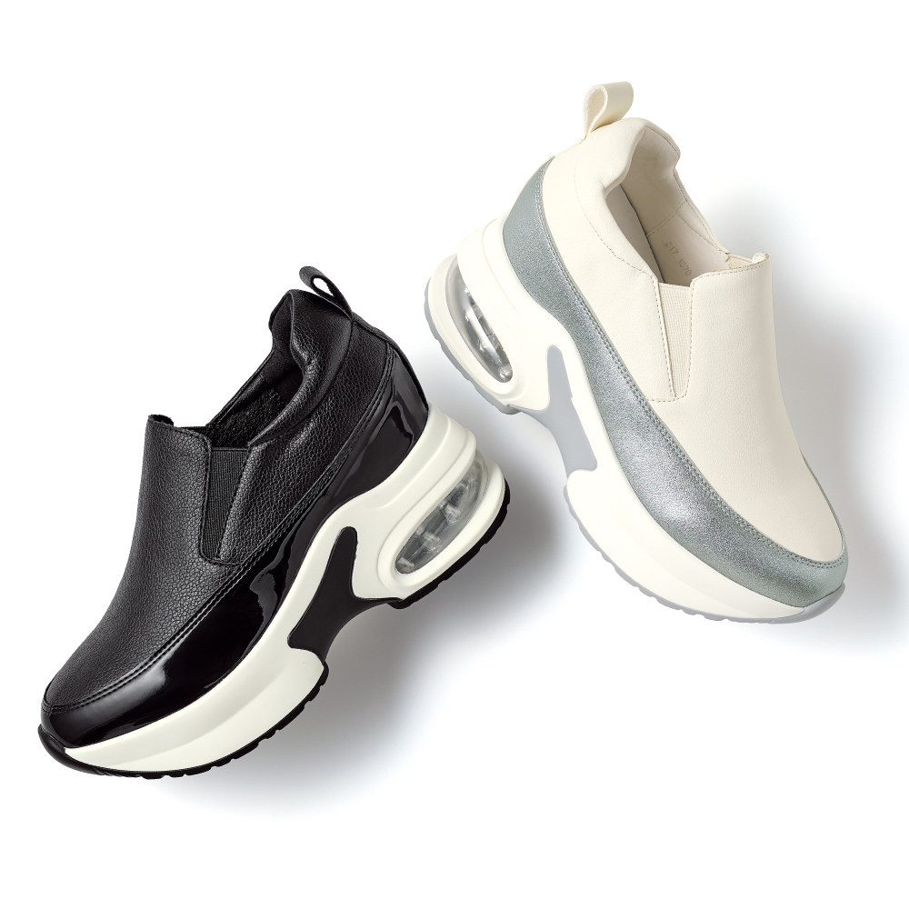 ヌーベルヴォーグ リラックス 厚底エアインスリッポン コンフォートパンプス シューズ スニーカー コンフォートシューズ M71001