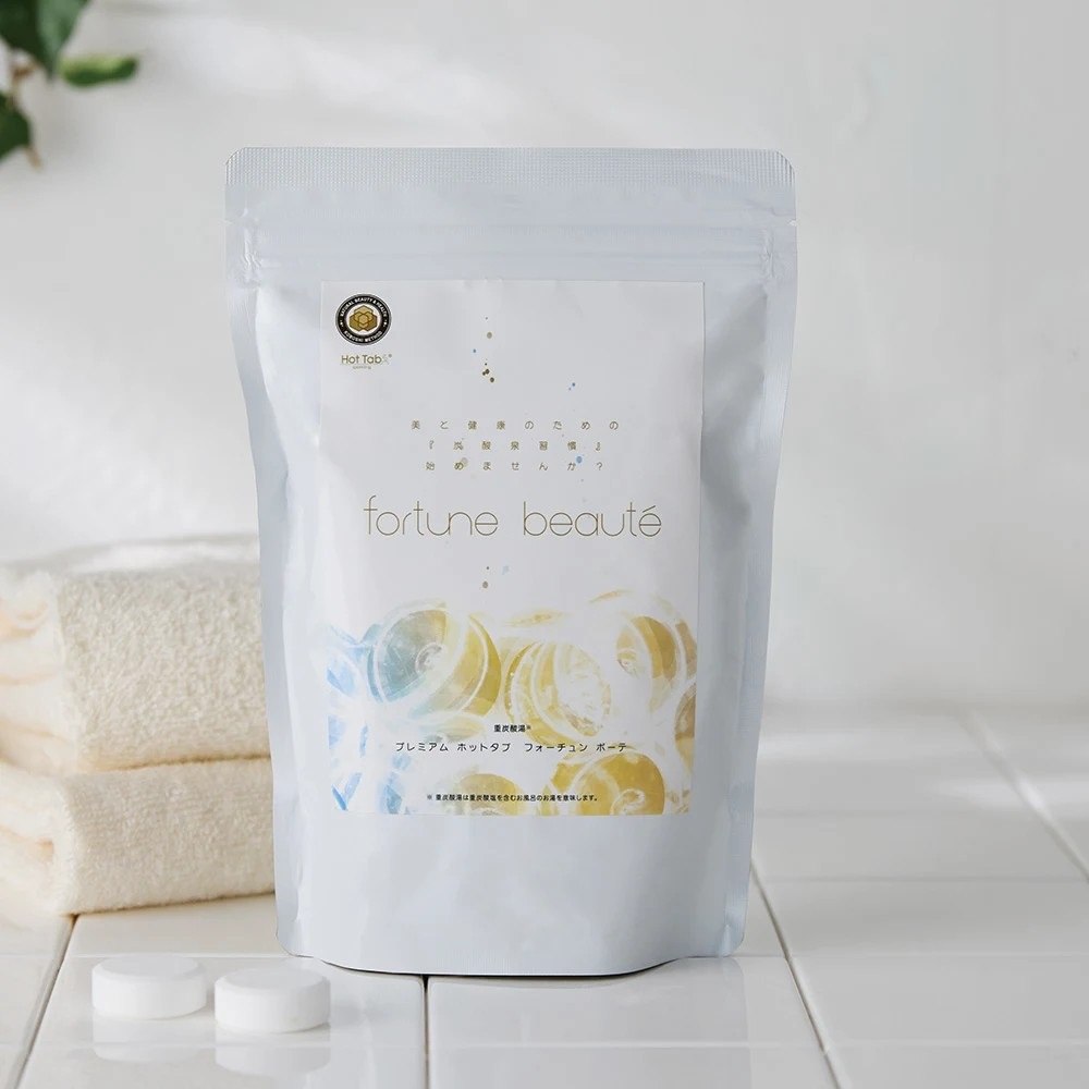 プレミアムホットタブ 重炭酸湯 フォーチュンボーテ 45錠 入浴剤 ボディケア 脱毛器 M73105