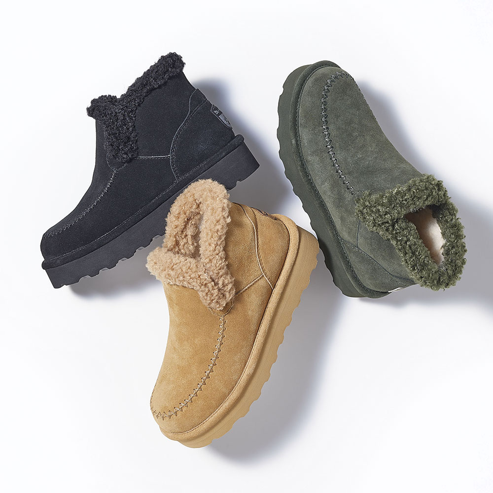 新品未使用BEARPAW 厚底 ムートンブーツ BEARPAW/ベアパウ MAEVE PLATFORM 厚底 はっ水 ムートンブーツ