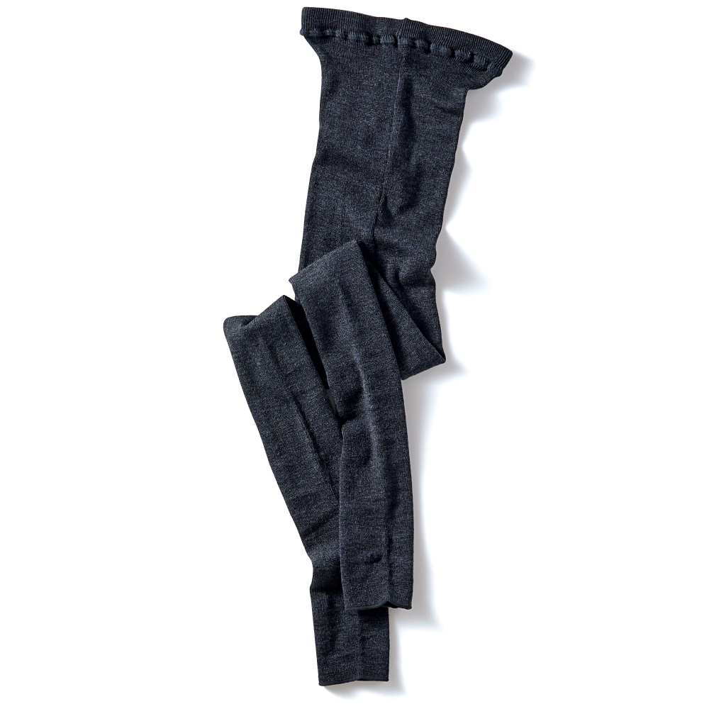 シルク混レギンス 機能性ウェア インナー 雑貨 M75303