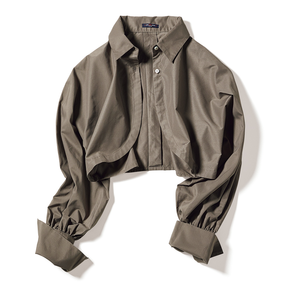 EPOCHAL/エポカル UVカット 襟付き パフスリーブロングカフスシャツ 機能性ウェア インナー 雑貨 M81204