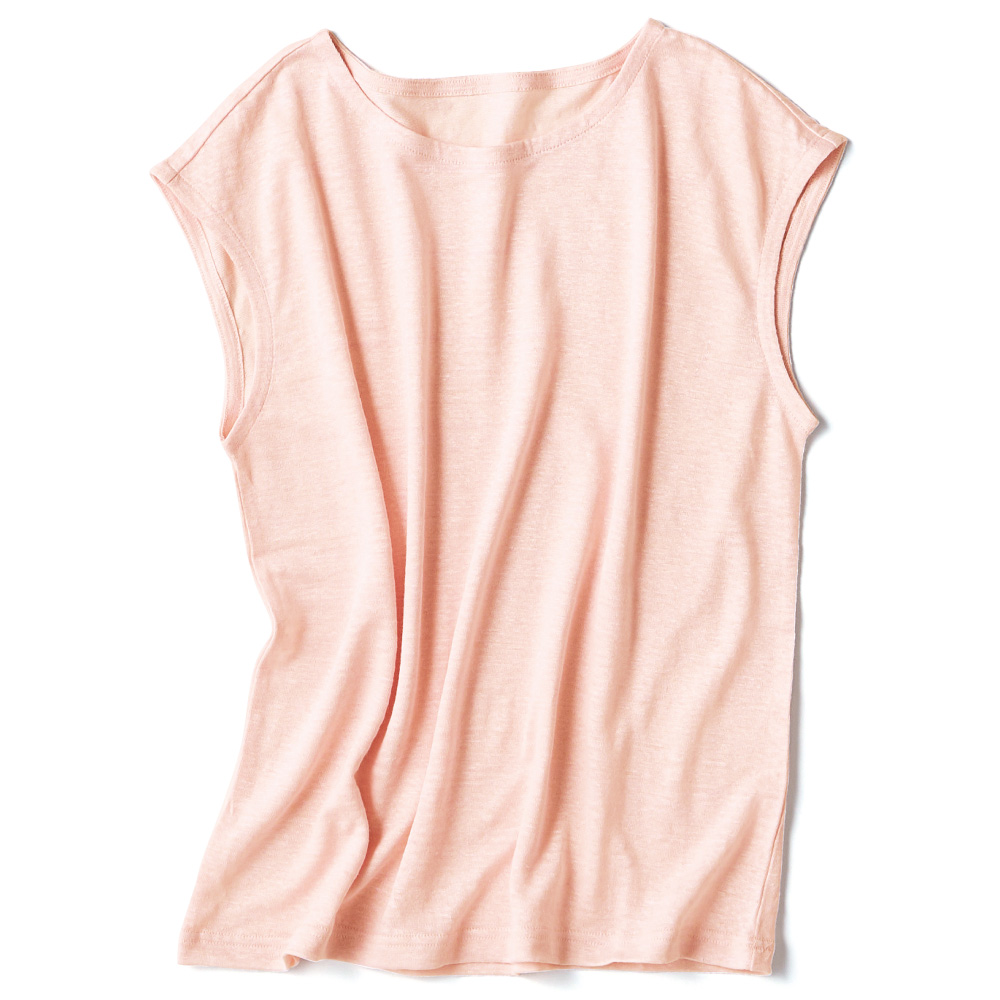 サラっと涼しいプレミアムリネン天竺シャツ 機能性ウェア インナー 雑貨 M81603