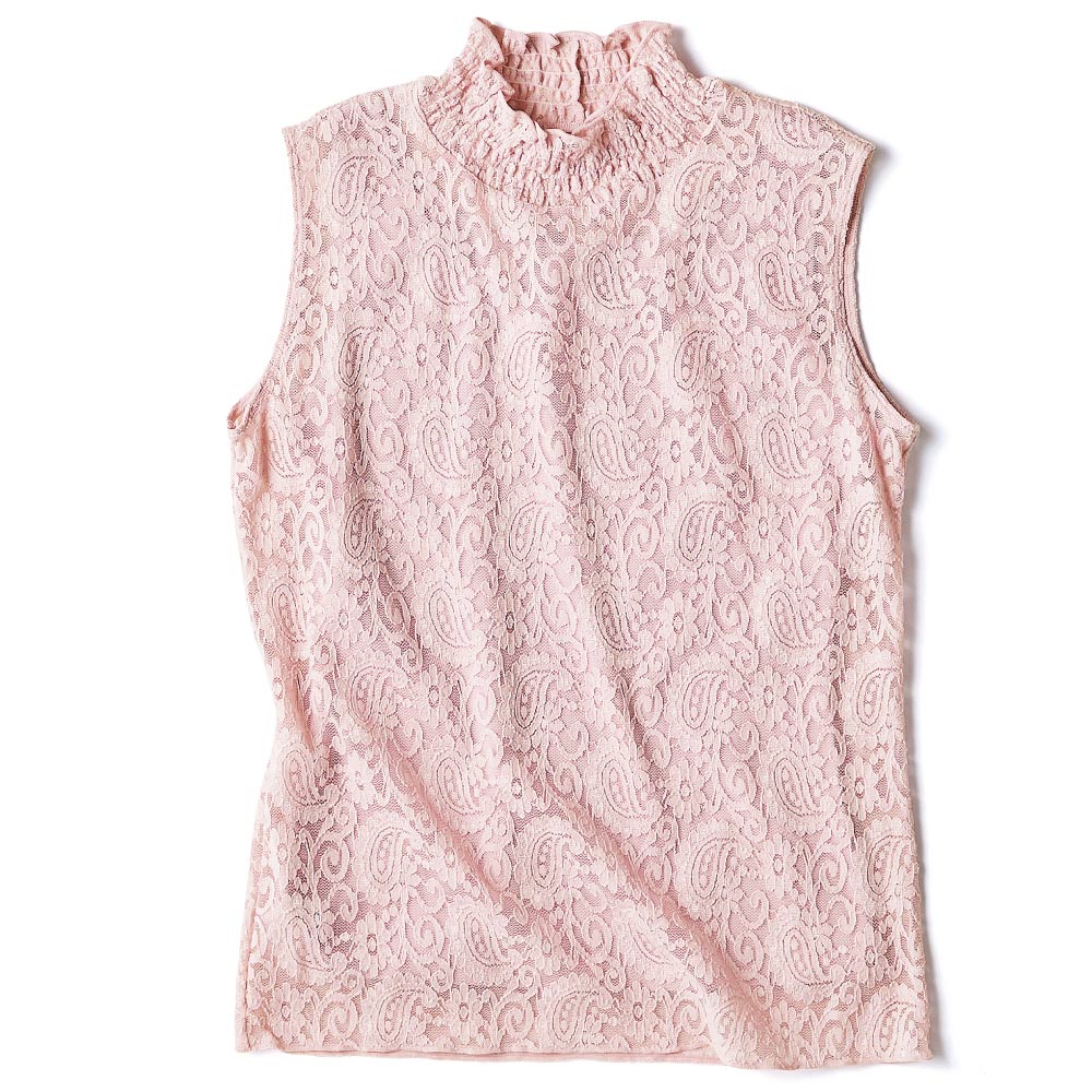 総レースノースリーブ 選べる2色組 機能性ウェア インナー 雑貨 M81703