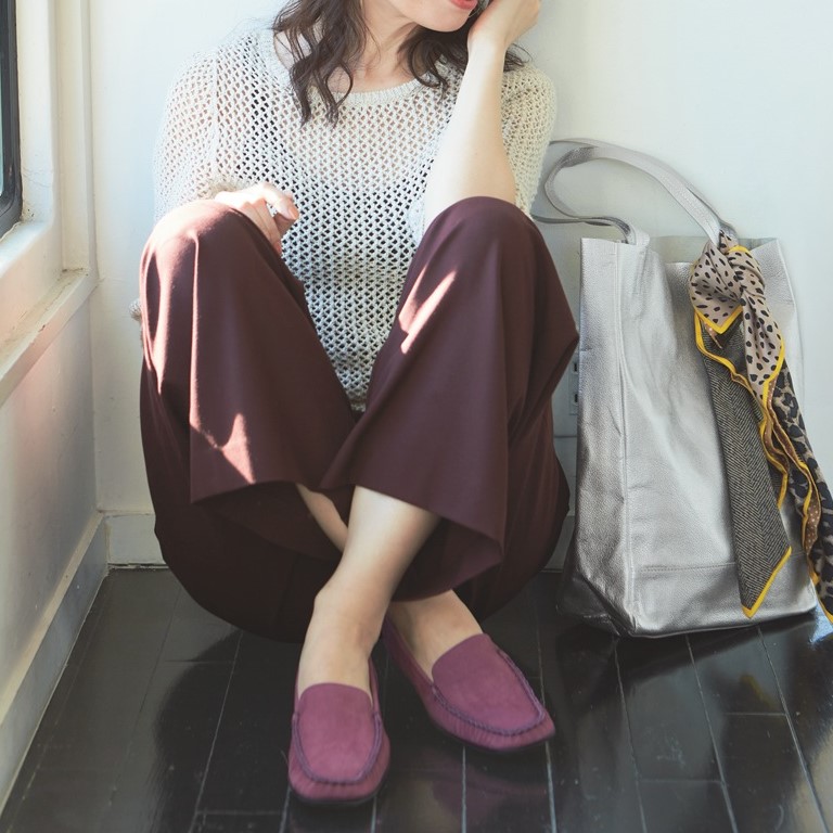 AQUALEATHER（R）/アクアレザー 洗えるモカシンシューズ コンフォートパンプス シューズ スニーカー コンフォートシューズ M82301