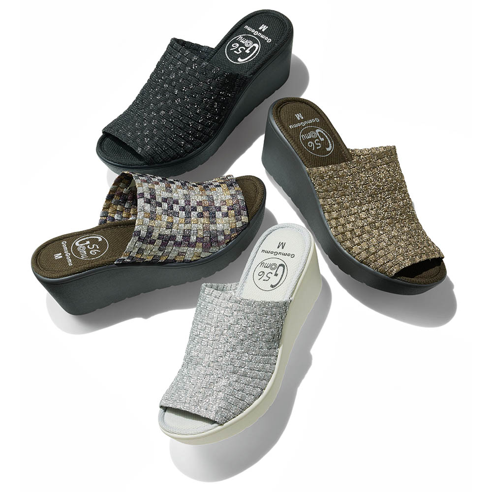 GOMU GOMU/ゴムゴム 厚底 コンフォートサンダル コンフォートパンプス シューズ スニーカー コンフォートシューズ M82203