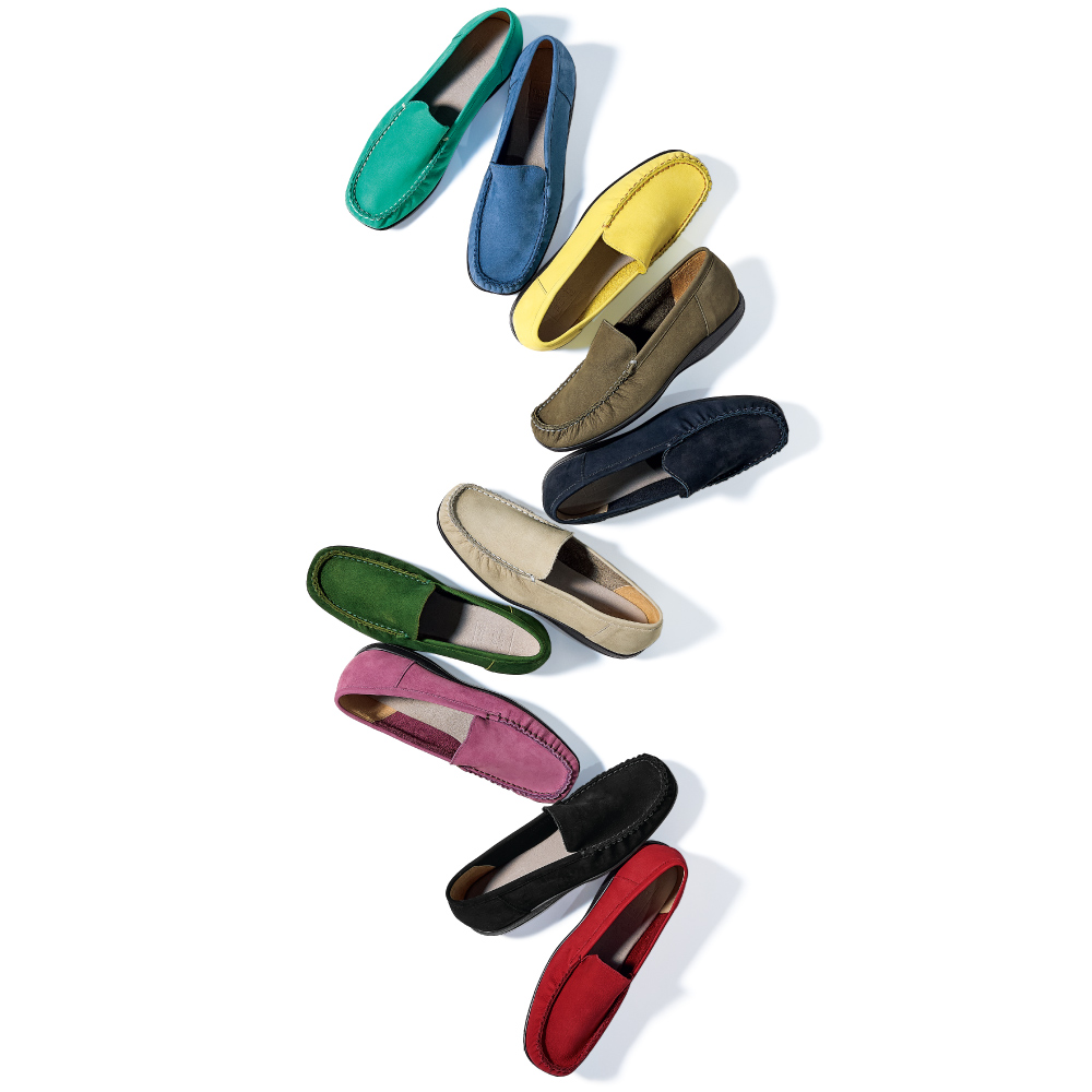 AQUALEATHER（R）/アクアレザー 洗えるモカシンシューズ コンフォートパンプス シューズ スニーカー コンフォートシューズ M82301