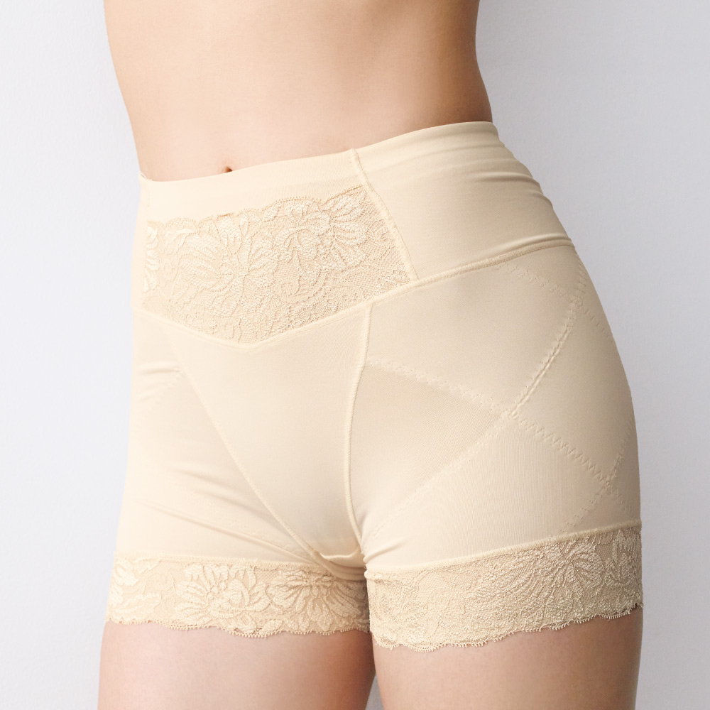 骨盤底筋サポートショーツ 2色組 補整ショーツ ガードル 補整下着 シェイプインナー M84104