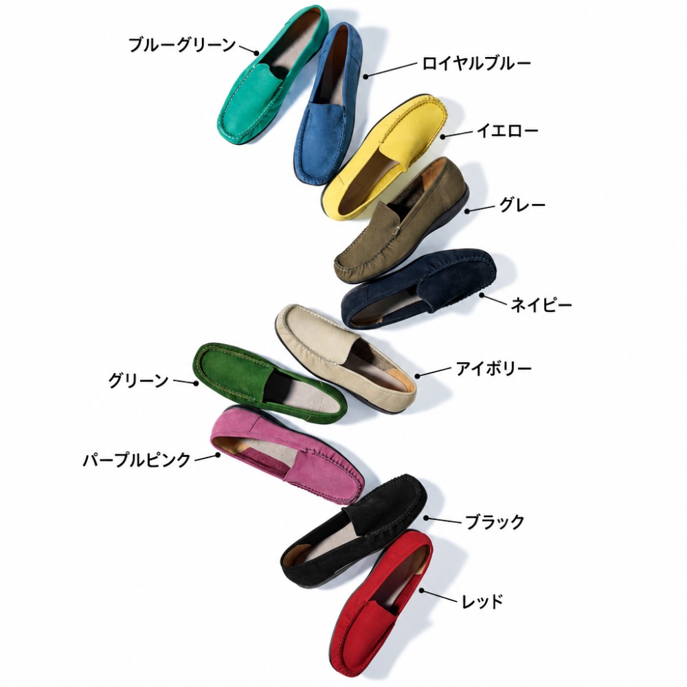 AQUALEATHER（R）/アクアレザー 洗えるモカシンシューズ コンフォートパンプス シューズ スニーカー コンフォートシューズ ME2002