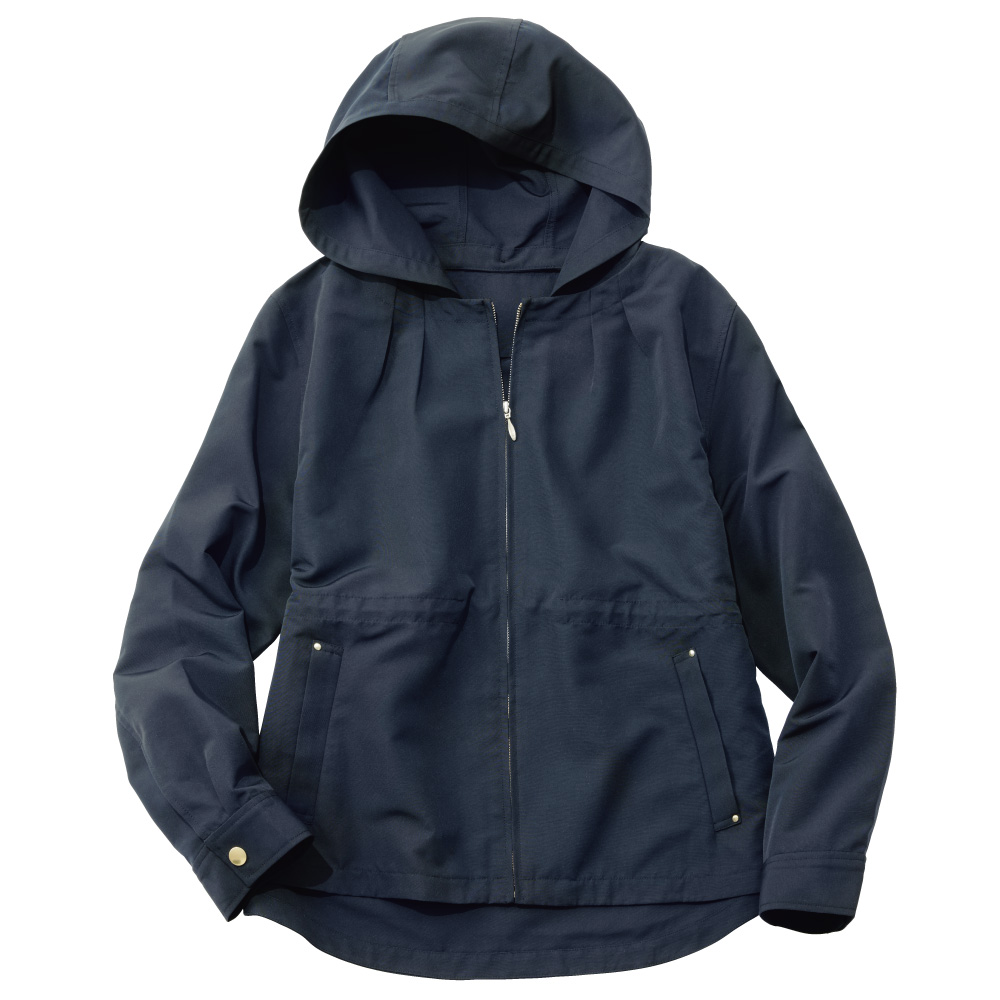 防花粉&はっ水加工ショートブルゾン レインコート 傘 レイングッズ M79003