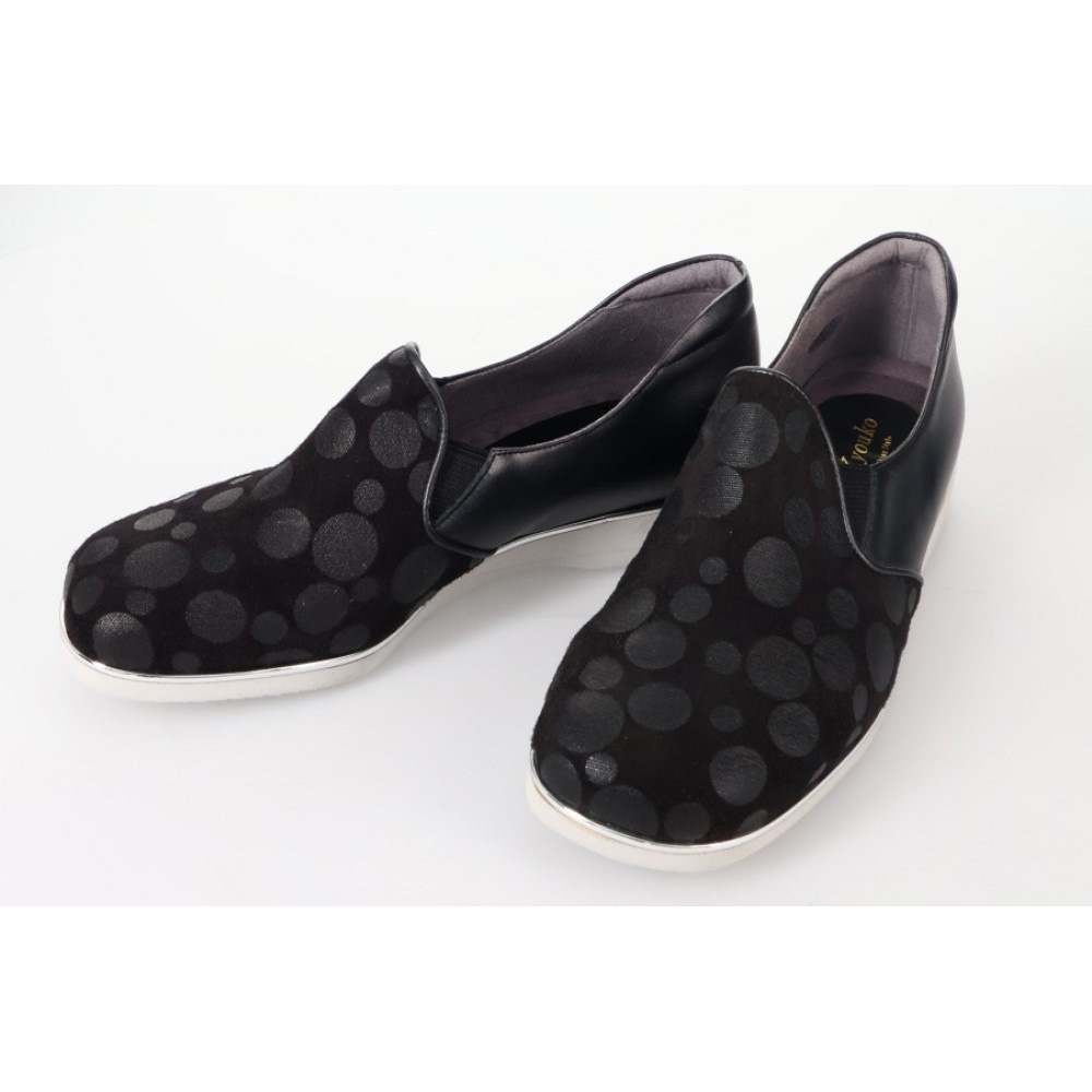 ミスキョウコ 4Eバブルドットスリッポン コンフォートパンプス シューズ スニーカー コンフォートシューズ M79204