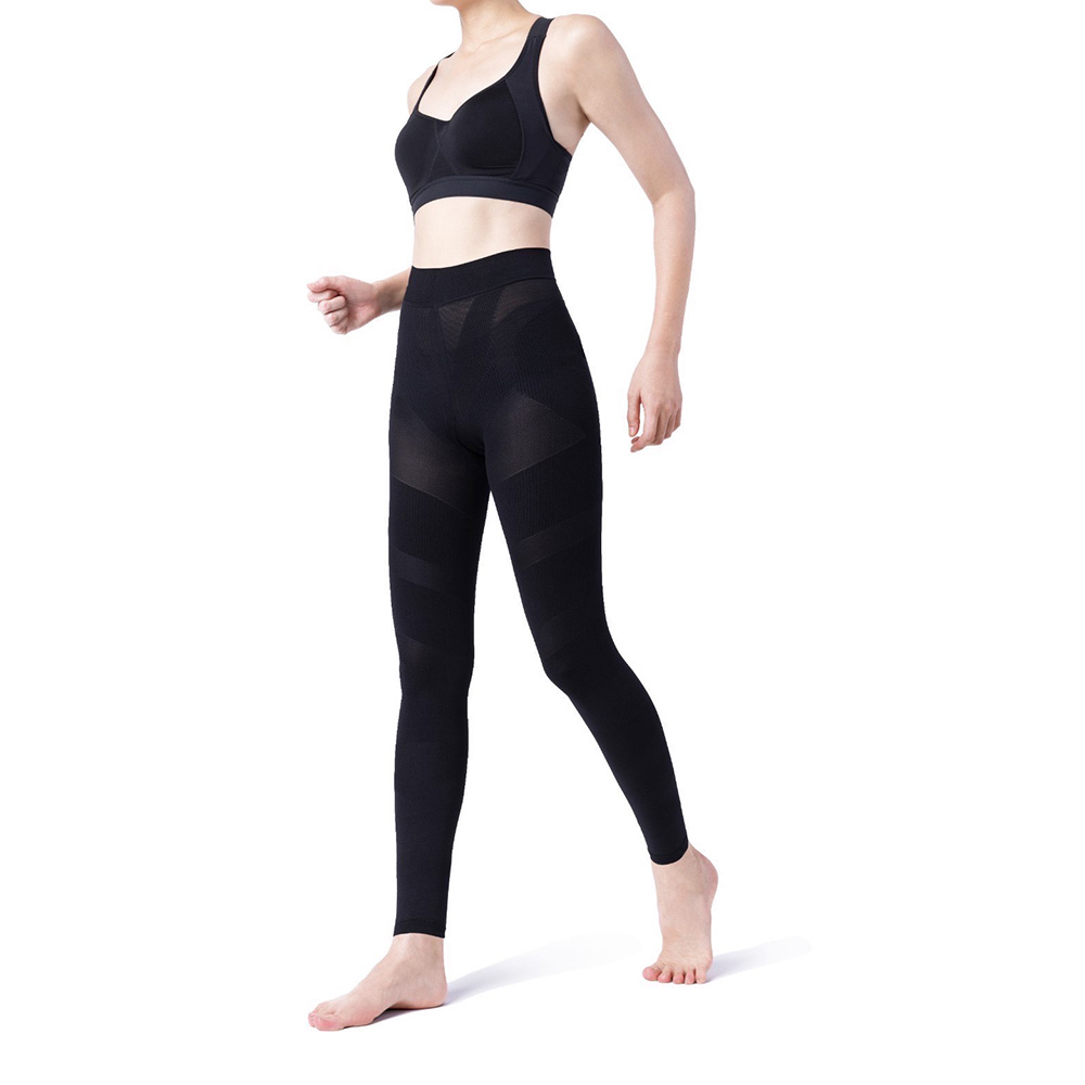 樫木裕実がたどり着いた どんどん動けるスパッツ 同色・同サイズ2枚組 機能性ウェア インナー 雑貨 M80402