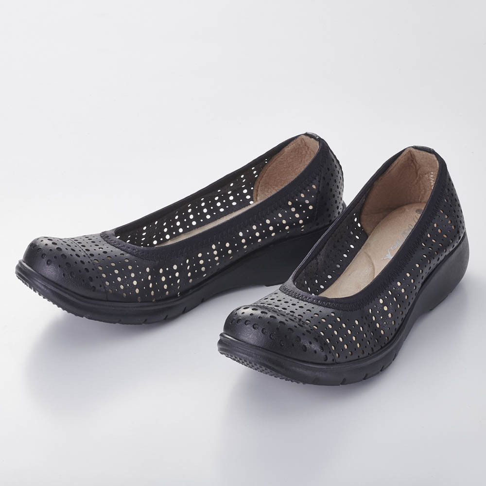 RakkuRakku/ラックラック 空飛ぶパンチングパンプス コンフォートパンプス シューズ スニーカー コンフォートシューズ M50203