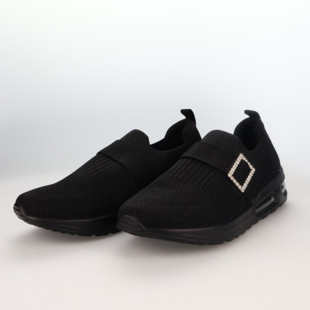 GOMUGOMU/ゴムゴム ニットラメスリッポン スニーカー コンフォートシューズ M24204